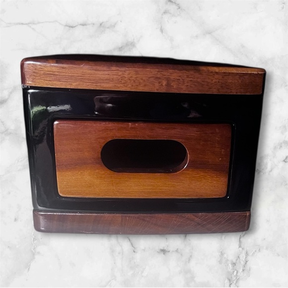 Lincoln Continental Black Walnut Jewelry Box - Picture 7 of 9